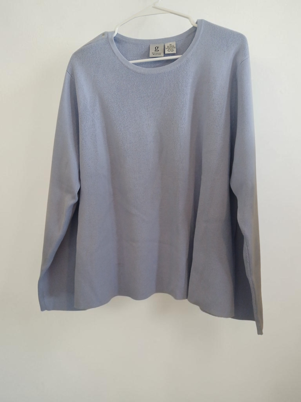 Vintage G knitwear woman Light Periwinkle Crewneck Sweater